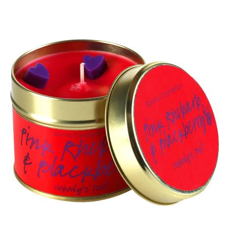 Bomb Cosmetics Pink Rhubarb Blackberry Tin Candle  £8.78