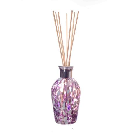 Amelia Art Glass Violet & Pink Iridescence Dome Reed Diffuser  £15.74