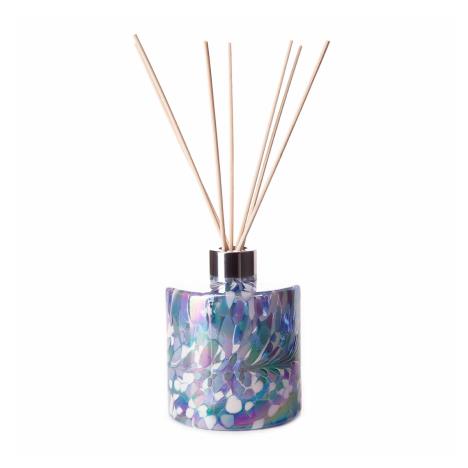 Amelia Art Glass Blue, Turquoise & White Cylinder Reed Diffuser (Natural)  £14.84