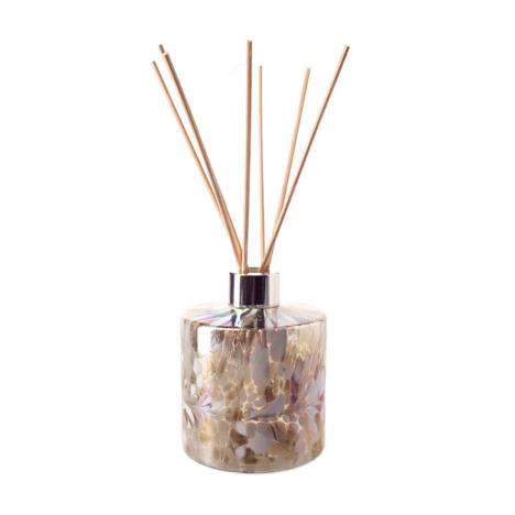 Amelia Art Glass Silver & White Cylinder Reed Diffuser  £14.84