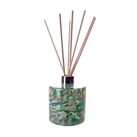 Amelia Art Glass Mint Green & White Iridescence Cylinder Reed Diffuser  £14.84