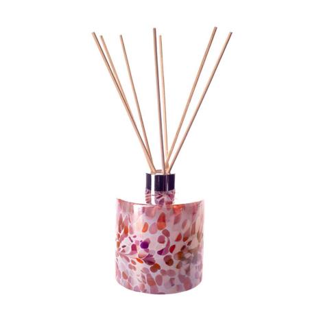 Amelia Art Glass Pink, Peach & White Iridescence Cylinder Reed Diffuser  £14.84