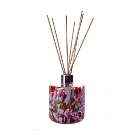 Amelia Art Glass Red, Black & White Iridescence Cylinder Reed Diffuser  £14.84