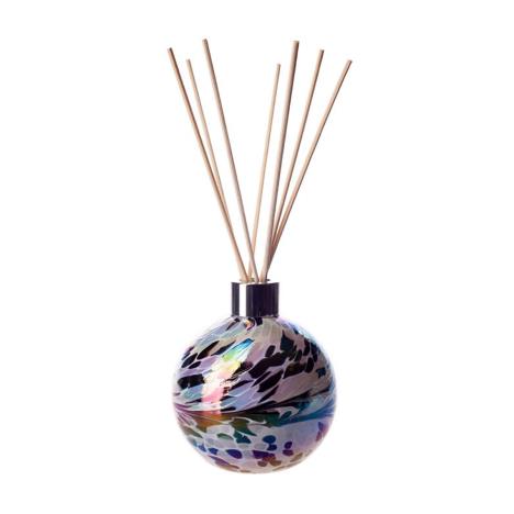 Amelia Art Glass Black, Grey & White. Iridescence Sphere Reed Diffuser  £15.74