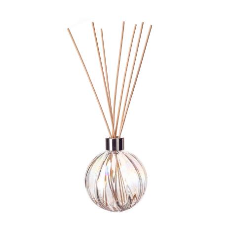 Amelia Art Glass Clear Iris Sphere Optic Reed Diffuser (Natural)  £15.74