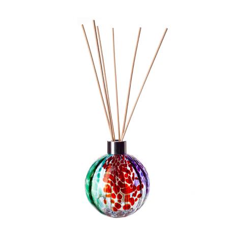 Amelia Art Glass Red, Blue & Greem Sphere Optic Reed Diffuser  £15.74