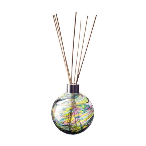 Amelia Art Glass Purple, Teal & Lime Green Sphere Reed Diffuser  £15.74