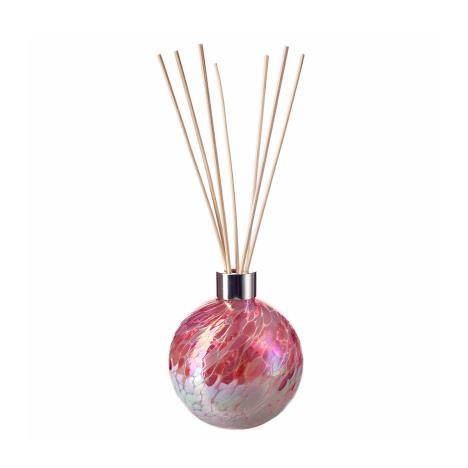 Amelia Art Glass Two Tone Pink & White Sphere Reed Diffuser (Natural)  £15.74