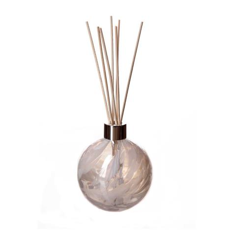 Amelia Art Glass White Sphere Reed Diffuser  £15.74