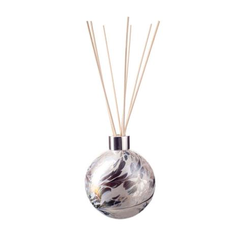 Amelia Art Glass White & Grey Frosted Sphere Reed Diffuser  £15.74