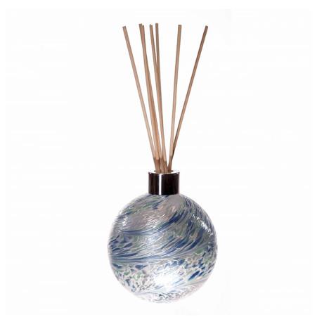 Amelia Art Glass White, Sage & Blue Sphere Reed Diffuser  £15.74