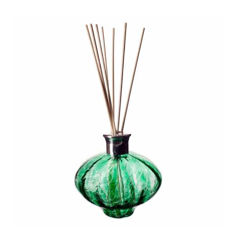 Amelia Art Glass Optic Green Oval Reed Diffuser  £17.99