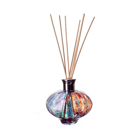 Amelia Art Glass Optic Red, Blue & Green Oval Reed Diffuser  £17.99