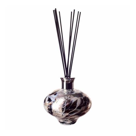 Amelia Art Glass White & Grey Frosted Oval Reed Diffuser  £17.99