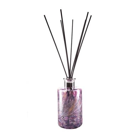 Amelia Art Glass White, Pink & Violet Tall Cylinder Reed Diffuser  £18.89