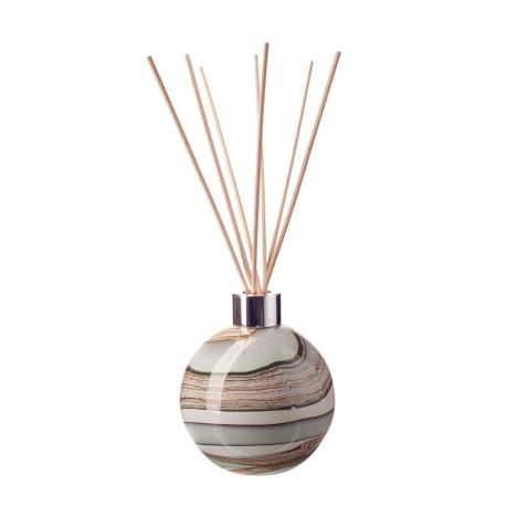 Amelia Art Glass Smoked Meadows Sphere Reed Diffuser  £15.74