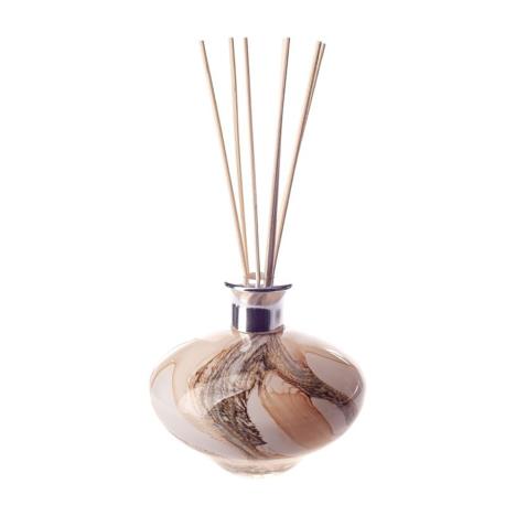 Amelia Art Glass Apricot Earth Oval Reed Diffuser  £17.99