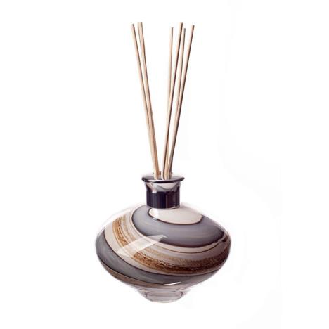 Amelia Art Glass Smoked Meadows Oval Reed Diffuser  £17.99