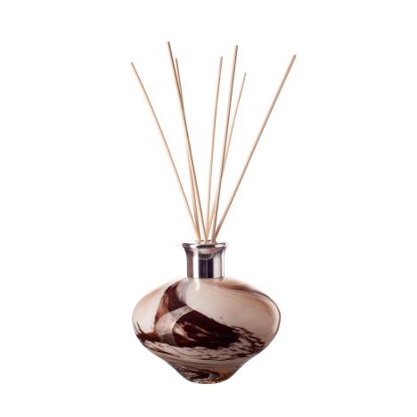 Amelia Art Glass Rustic Swirl Oval Reed Diffuser (Natural)  £17.99