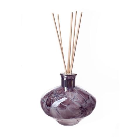 Amelia Art Glass Violet Marble Oval Reed Diffuser  £17.99