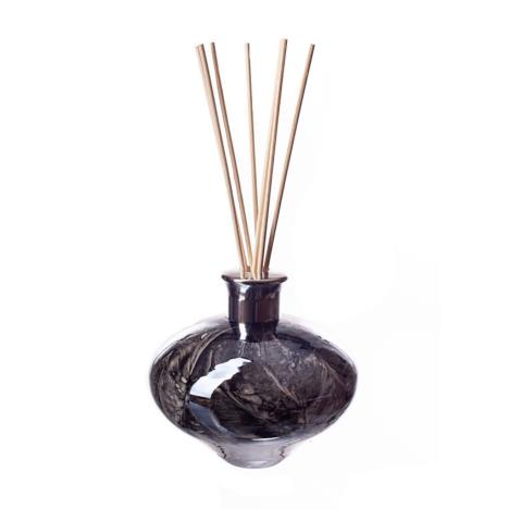 Amelia Art Glass Black Marble Oval Reed Diffuser  £17.99