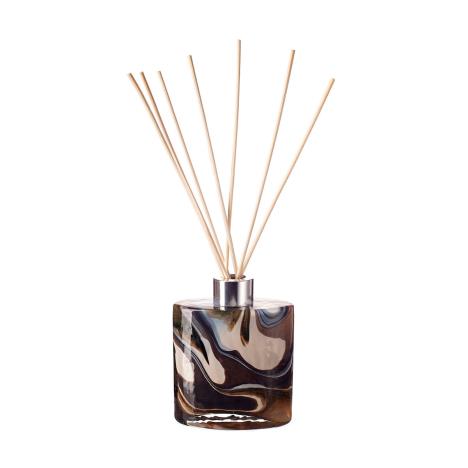 Amelia Art Glass Earth Stone Small Ellipse Cylinder Reed Diffuser (Natural)  £16.19