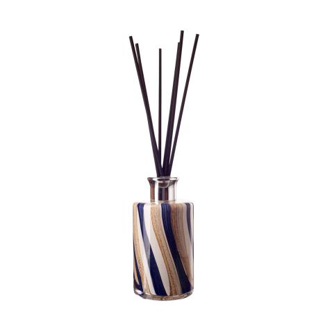 Amelia Art Glass Naval Oak Medium Tall Cylinder Reed Diffuser (Black)  £17.09