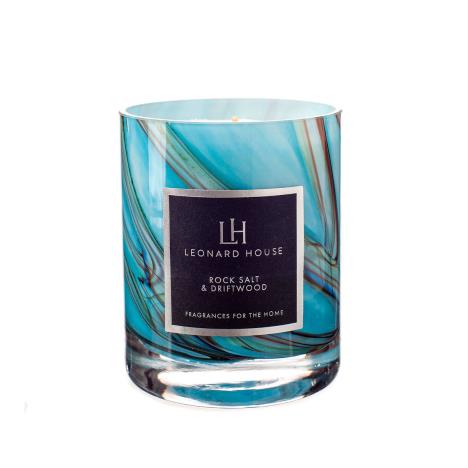 Leonard House Rock Salt & Driftwood Jar Candle  £25.19