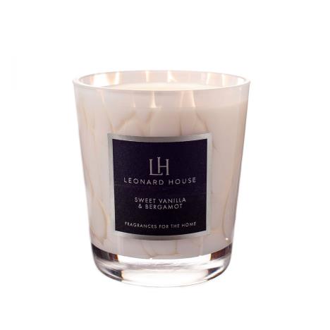 Amelia Art Glass Sweet Vanilla & Bergamot Tumbler Candle  £23.84