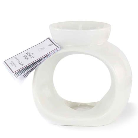 Ashleigh & Burwood Oval Wax Melt Warmer - White  £8.99