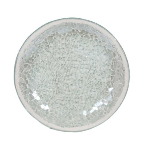Clear Lustre Candle Plate  £4.04