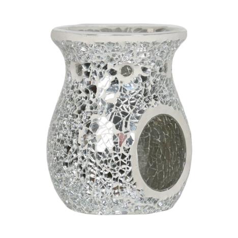 Silver Lustre Mosaic Wax Melt Warmer  £11.69