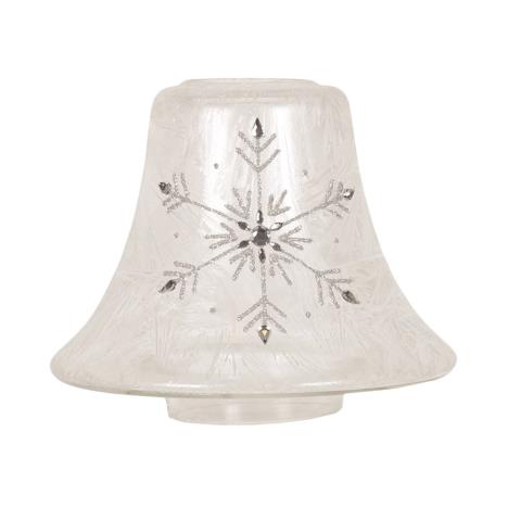 Frosted Snowflake Large Jar Shade  £9.87