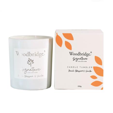 Woodbridge Peach Blossom & Vanilla 2 Wick Boxed Tumbler Candle  £11.69