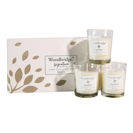 Woodbridge Pure Linen 3 Votive Gift Set  £10.79