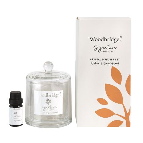 Woodbridge Amber & Sandalwood Crystal Oil Diffuser Set  £13.49