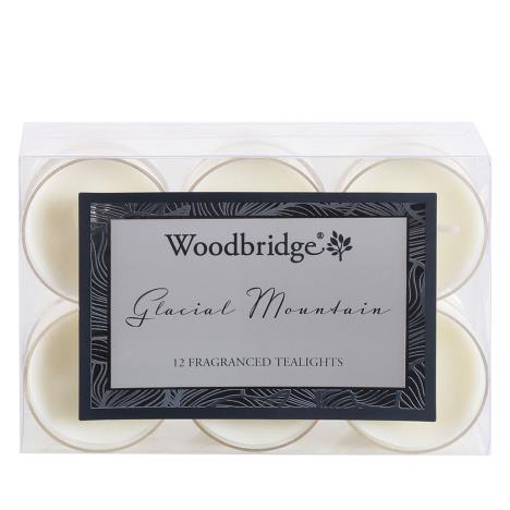 Woodbridge Glacial Mountain 4 Hour Tealights (Pack of 12)  £4.49