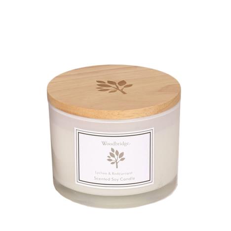 Woodbridge Lychee & Redcurrant Large Soy Candle  £15.00