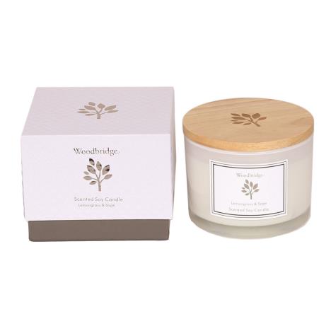 Woodbridge Lemon Grass & Sage Large Soy Candle  £17.09