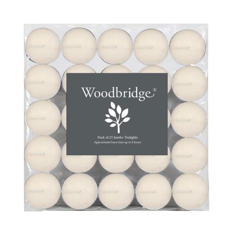 Woodbridge Ivory Long Burn Tealights (Pack of 25)  £3.95