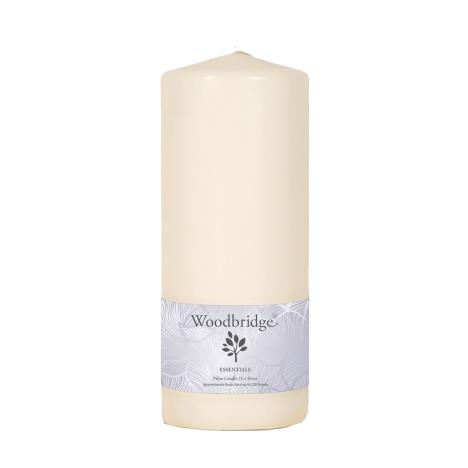 Woodbridge Ivory Pillar Candle 25cm x 10cm  £10.79