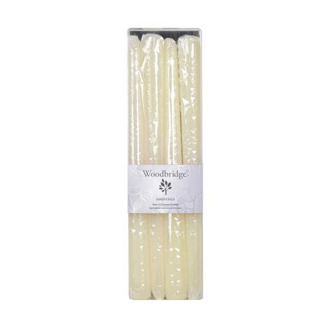 Woodbridge Ivory Tapered Dinner Candle 25cm (Pack of 4)  £2.69