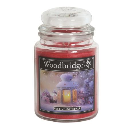 Woodbridge Festive Snowfall Large Jar Candle  £15.29