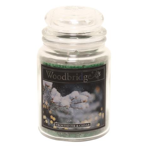 Woodbridge Frosted Fir & Cedar Large Jar Candle  £15.29