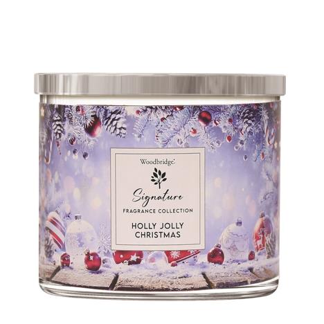 Woodbridge Holly Jolly Christmas Tumbler Jar Candle  £13.49